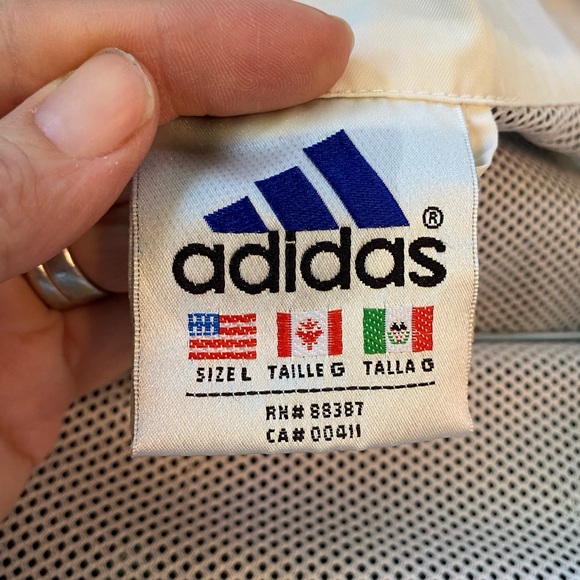 Vintage Adidas men’s windbreaker size large - Picture 9 of 11